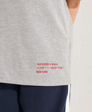 Superdry T-Shirt ' Corporate' in Grau