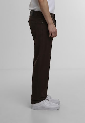 DEF Loosefit Jeans 'Texas' in Braun