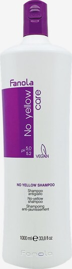 Fanola Shampoo 'No Yellow' in rotviolett / weiß, Produktansicht