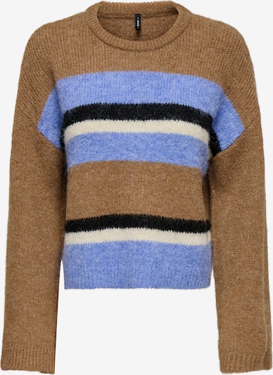 ONLY Neulepaita 'ONLKALLIE' värissä vaaleansininen / karamelli / musta / valkoinen, Tuotenäkymä