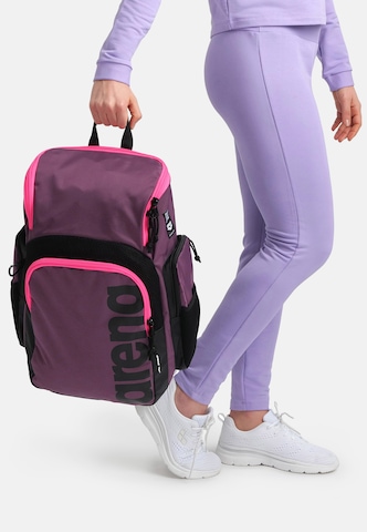 ARENA Sports backpack 'SPIKY III 35' in Purple: front