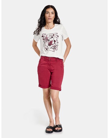 GERRY WEBER Regular Jeans in Rood