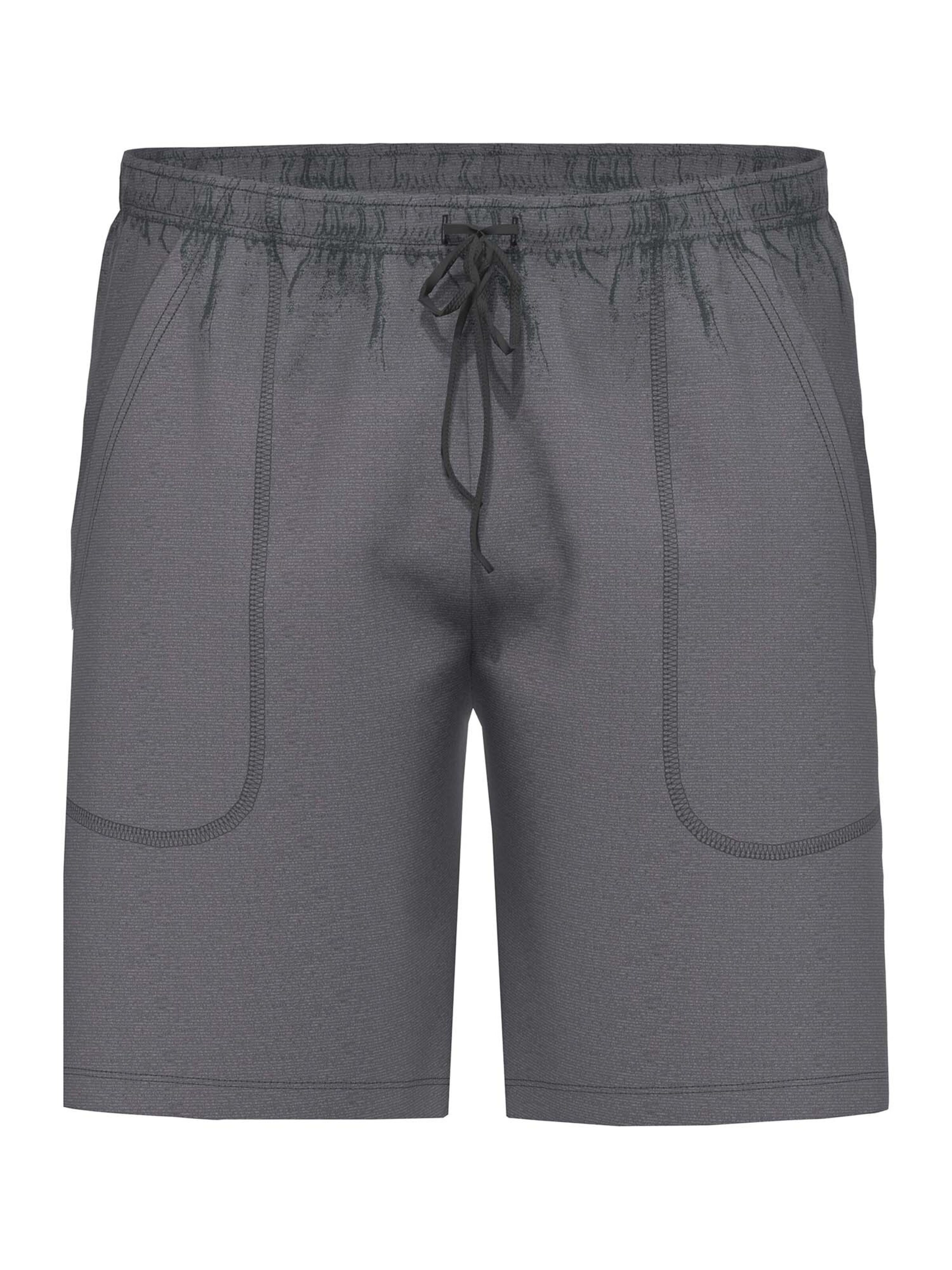Pantalon de pyjama ' Lounge Kurz ' Ammann en gris : devant