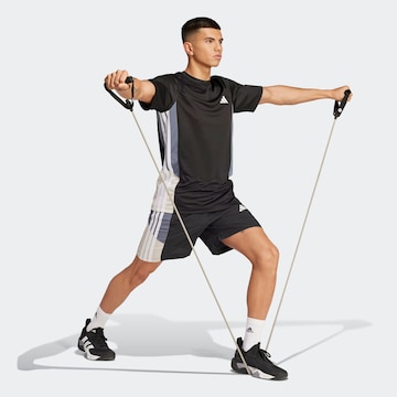juoda ADIDAS PERFORMANCE Sportiniai marškinėliai 'ESS'