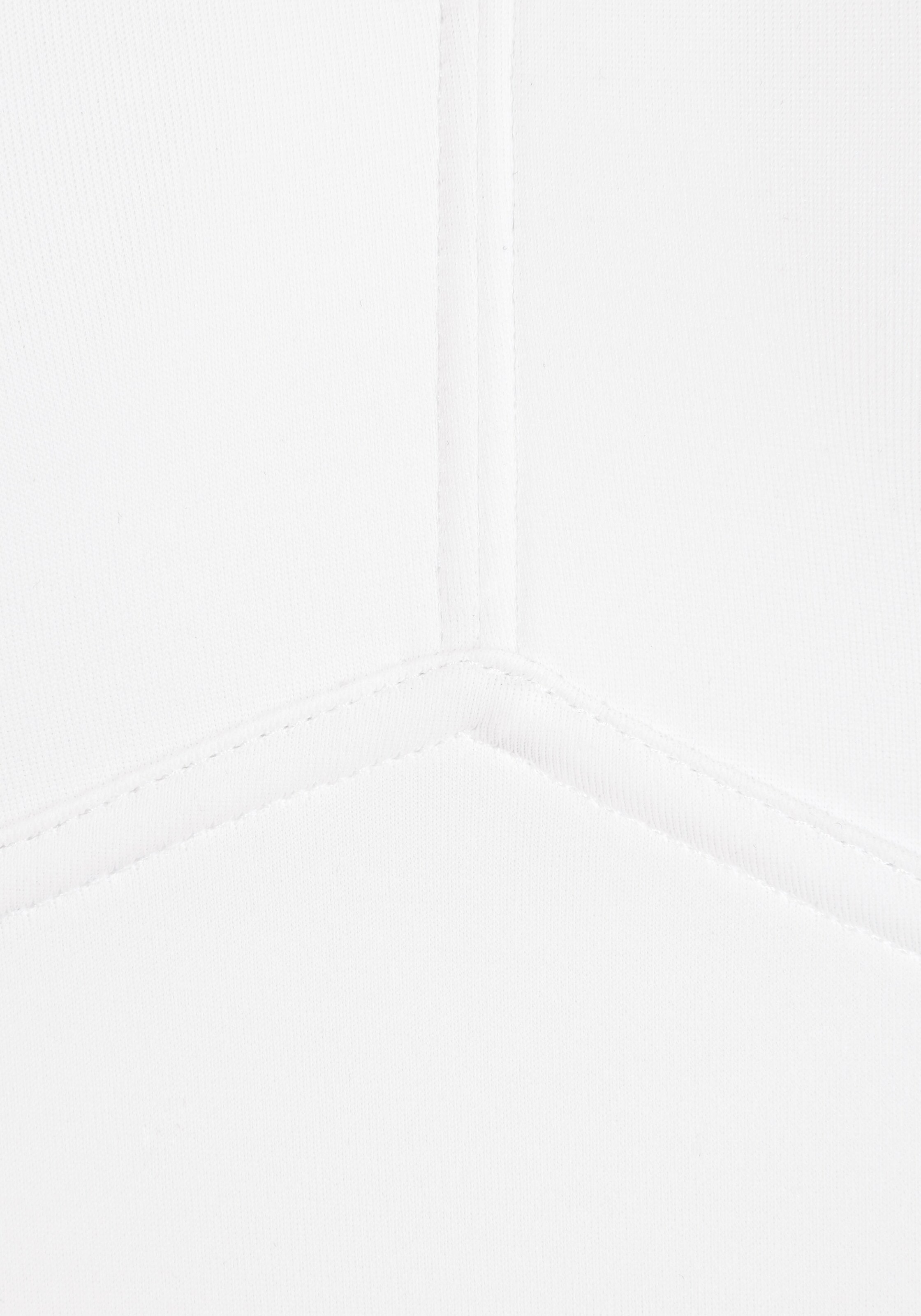 LASCANA T-shirt Shaping Top in White