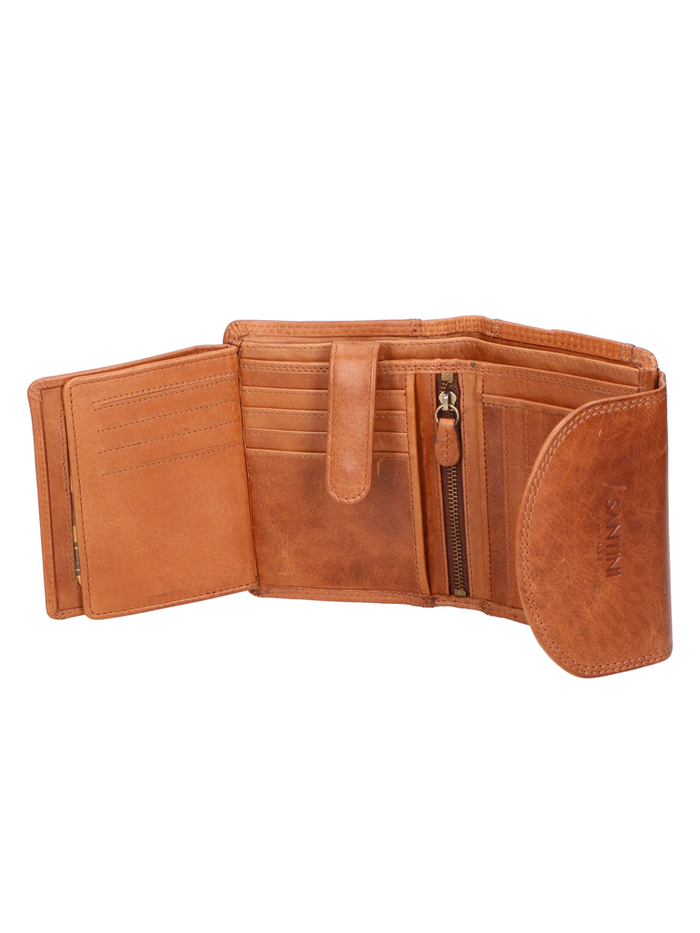 Santini Firenze Portemonnee in Bruin