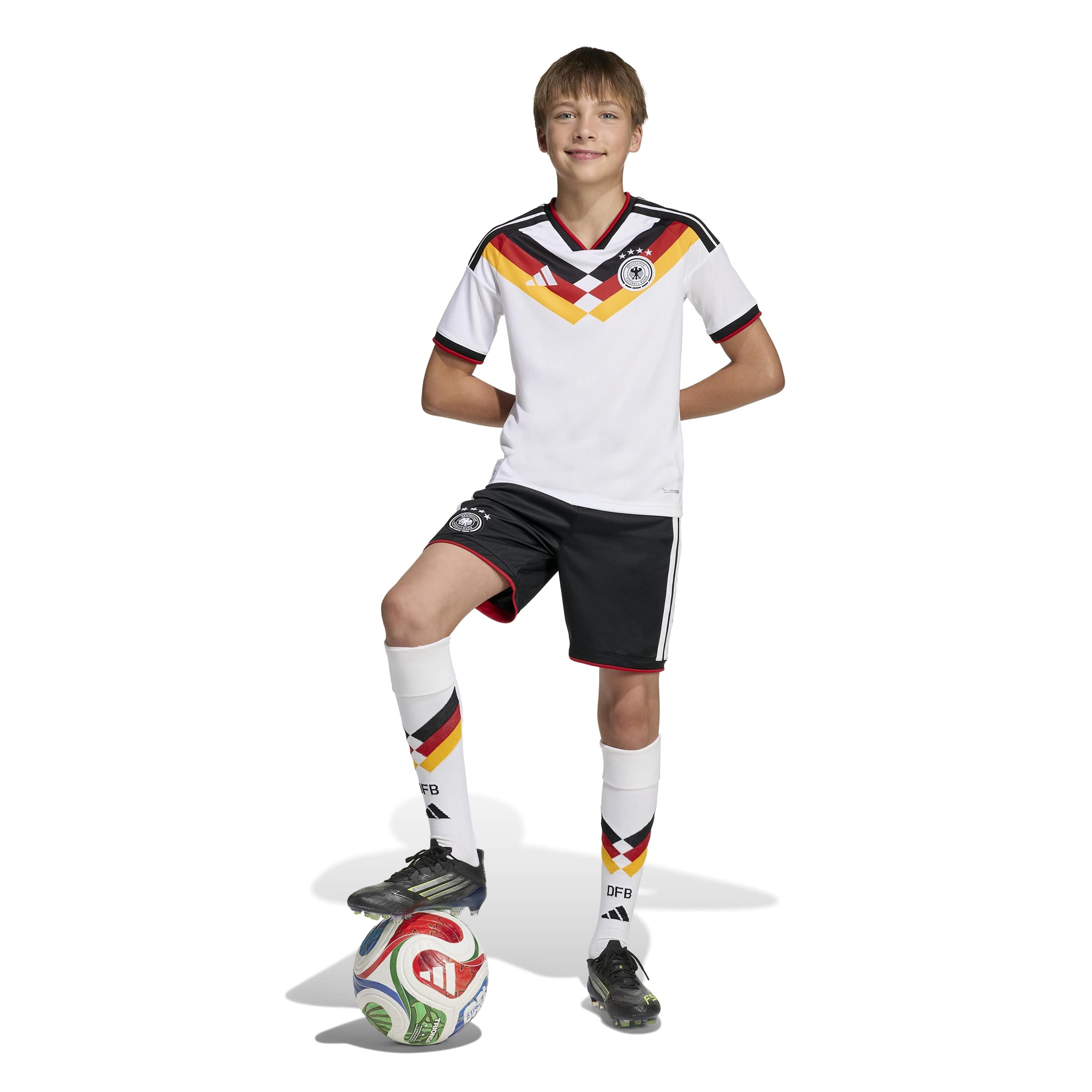 ADIDAS PERFORMANCE Функционална тениска 'Deutschland 26' в бяло