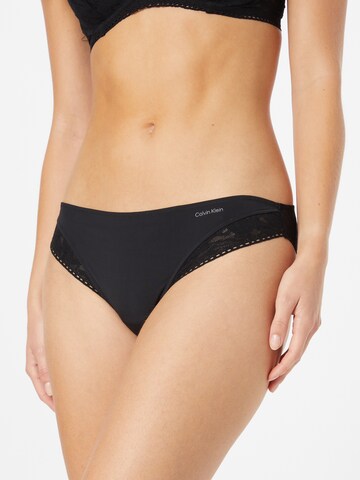 Slip Calvin Klein Underwear en noir : devant