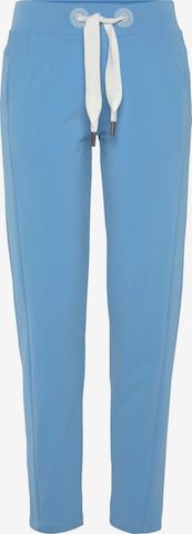 Elbsand Tapered Trousers in Blue: front