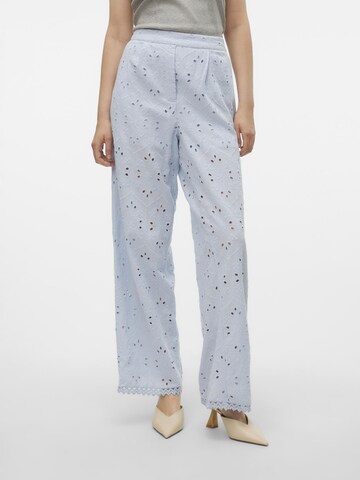 VERO MODA Loosefit Broek in Blauw: voorkant
