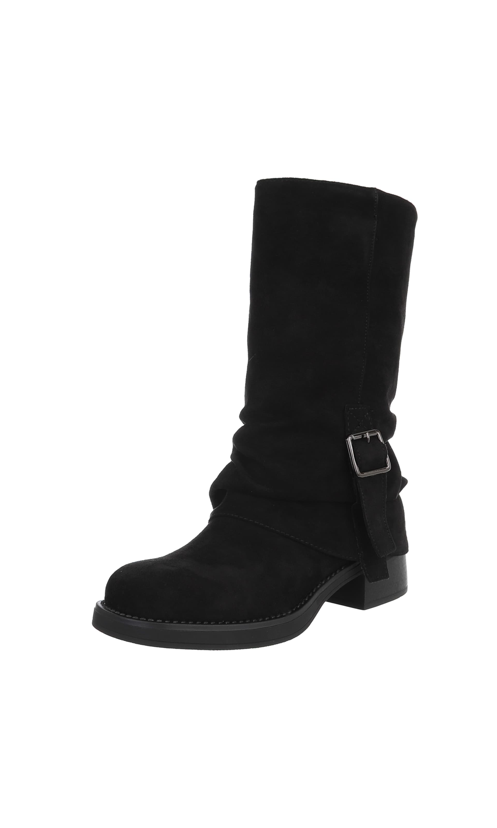 Ital-Design Boots in Schwarz: Vorderseite