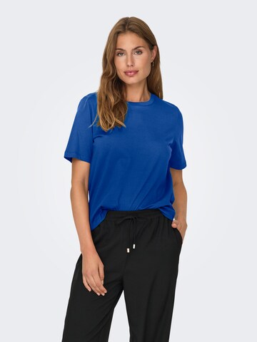 T-shirt ONLY en bleu : devant