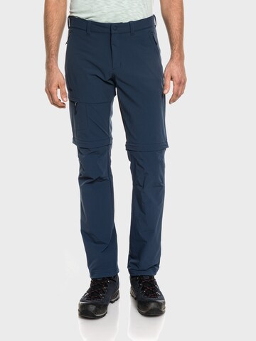 Schöffel Slimfit Outdoorhose 'Koper' in Blau: predná strana