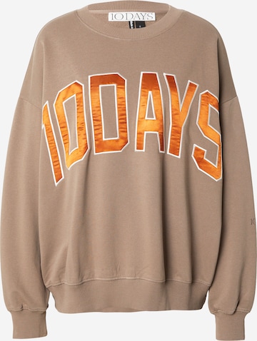 Bluză de molton de la 10Days pe gri: față