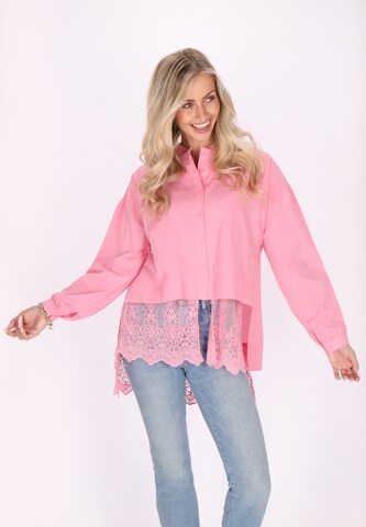 IZIA - Blusa en rosa: frente