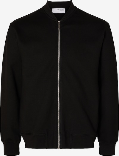 SELECTED HOMME Sweat jacket 'MACK' in Black, Item view
