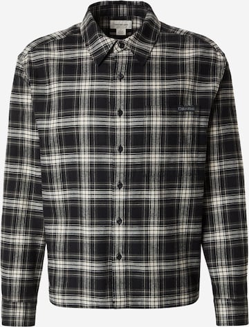 juoda Calvin Klein Jeans Patogus modelis Marškiniai: priekis