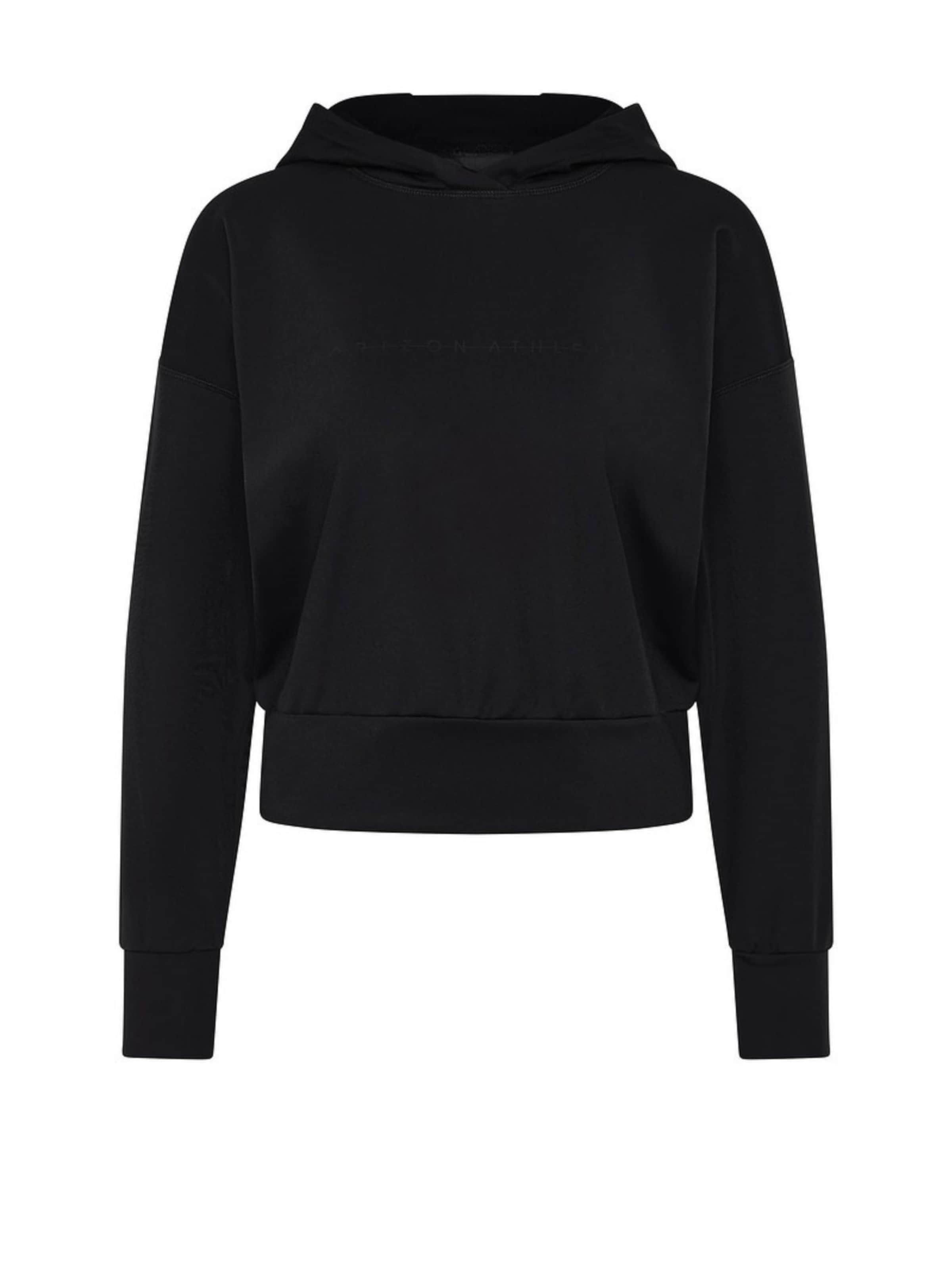 Horizon Athletic Sportpullover 'Tomaree Hoodie'‌‌‌‌ in Schwarz: Vorderseite