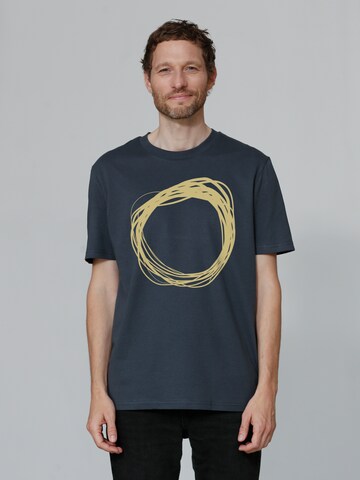 T-Shirt ' Kreis ' Watapparel en gris : devant