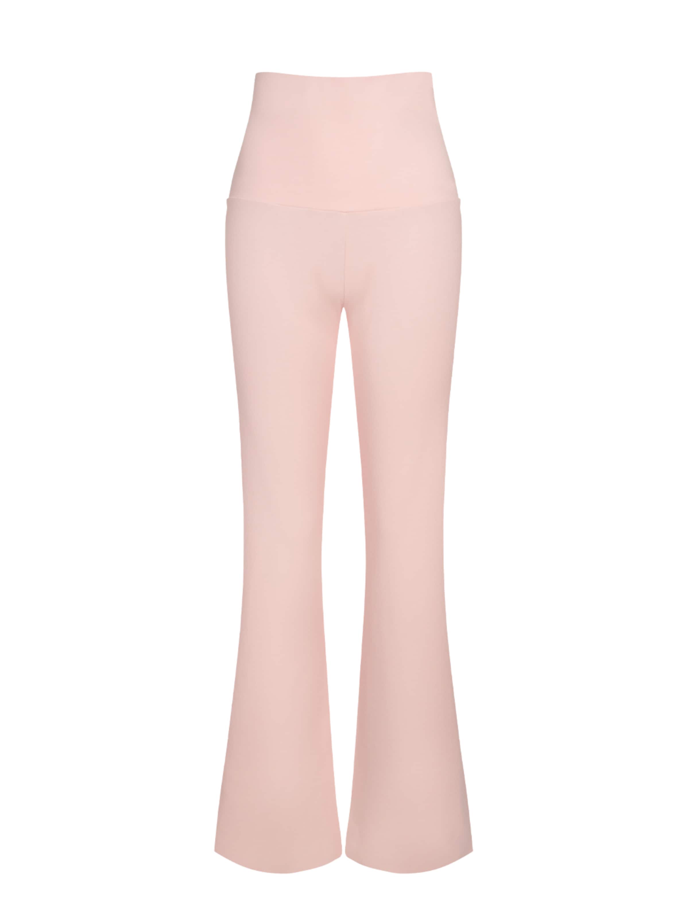 cfab (formerly creamy fabrics) Leggings 'Cotton Flared Bootcut Leggings' in Light pink, Item view
