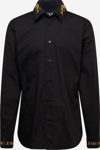 Versace Jeans Couture - Regular Fit Camisa em preto: frente