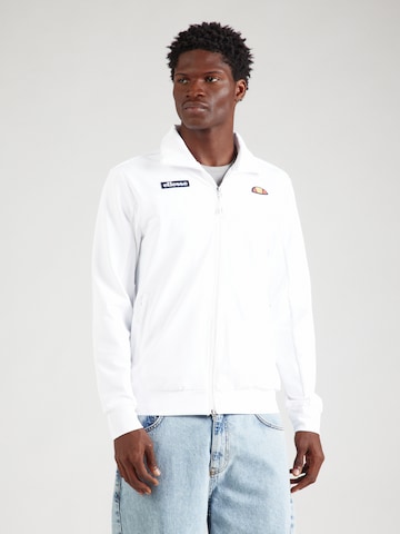 ELLESSE Sweatjakke 'Riminali' i hvid: forside