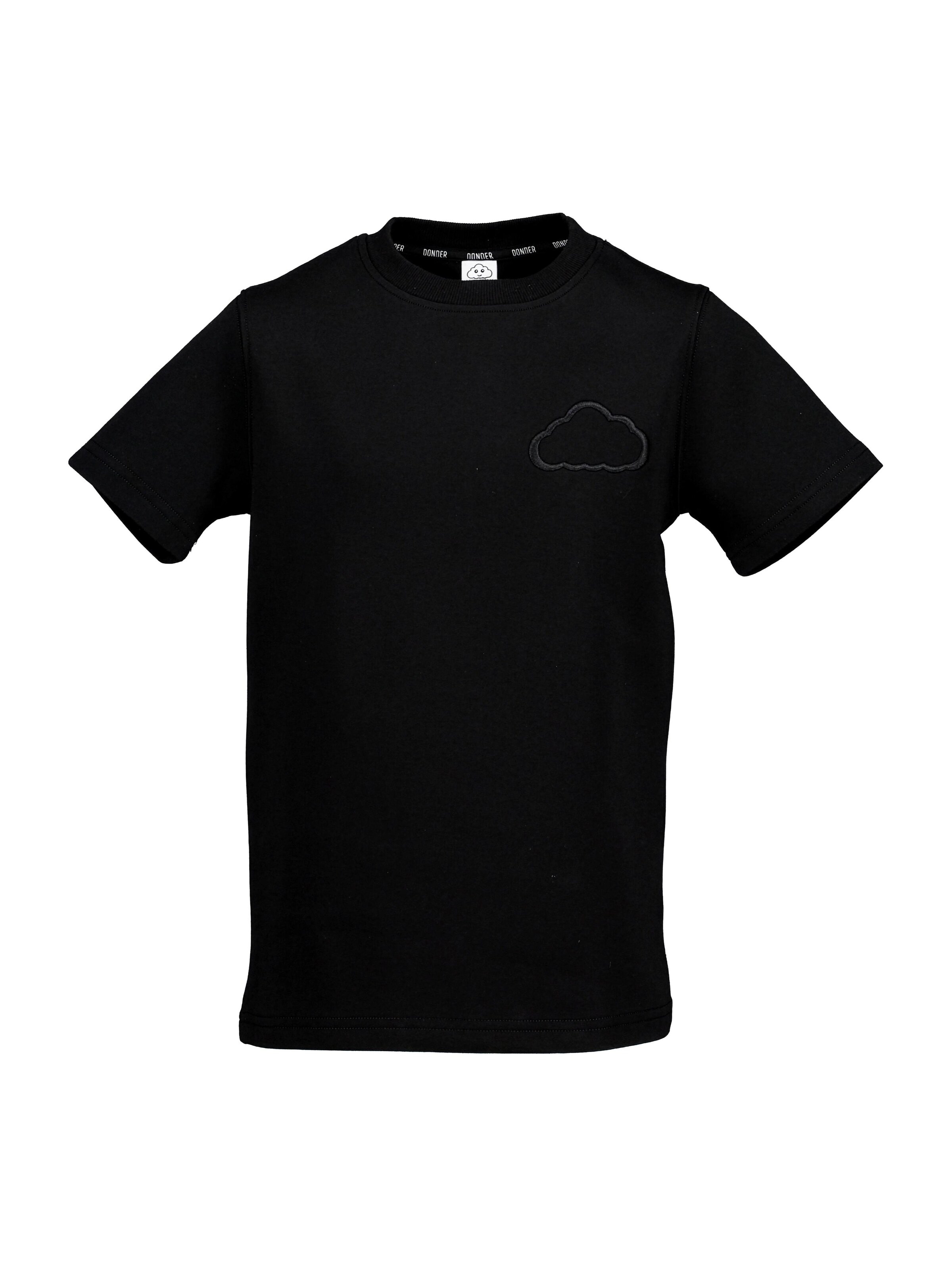 Donder Shirt 'Heavy Tee Essential Canary Yellow' in Black: front