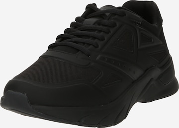 Sneaker low de la Calvin Klein pe negru: față