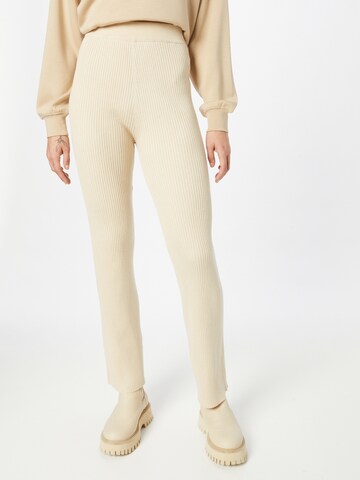 Grace & Mila Regular Broek in Beige: voorkant