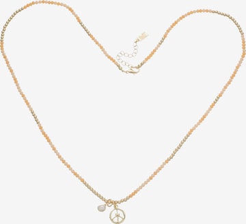 Leslii Necklace in Gold: front