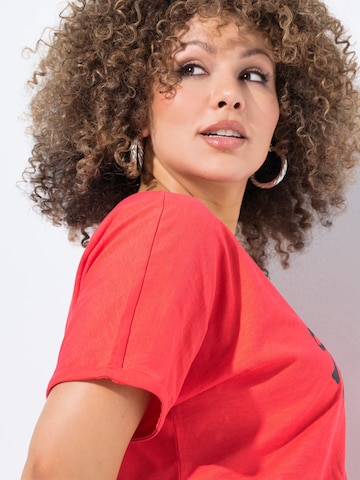 T-shirt Ulla Popken en rouge