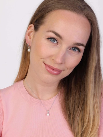 Lucardi Jewelry Set 'Klassisch' in Silver: front
