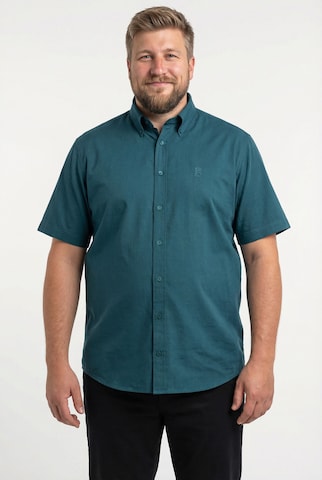 Boston Park Regular Fit Hemd in Grün: Vorderseite