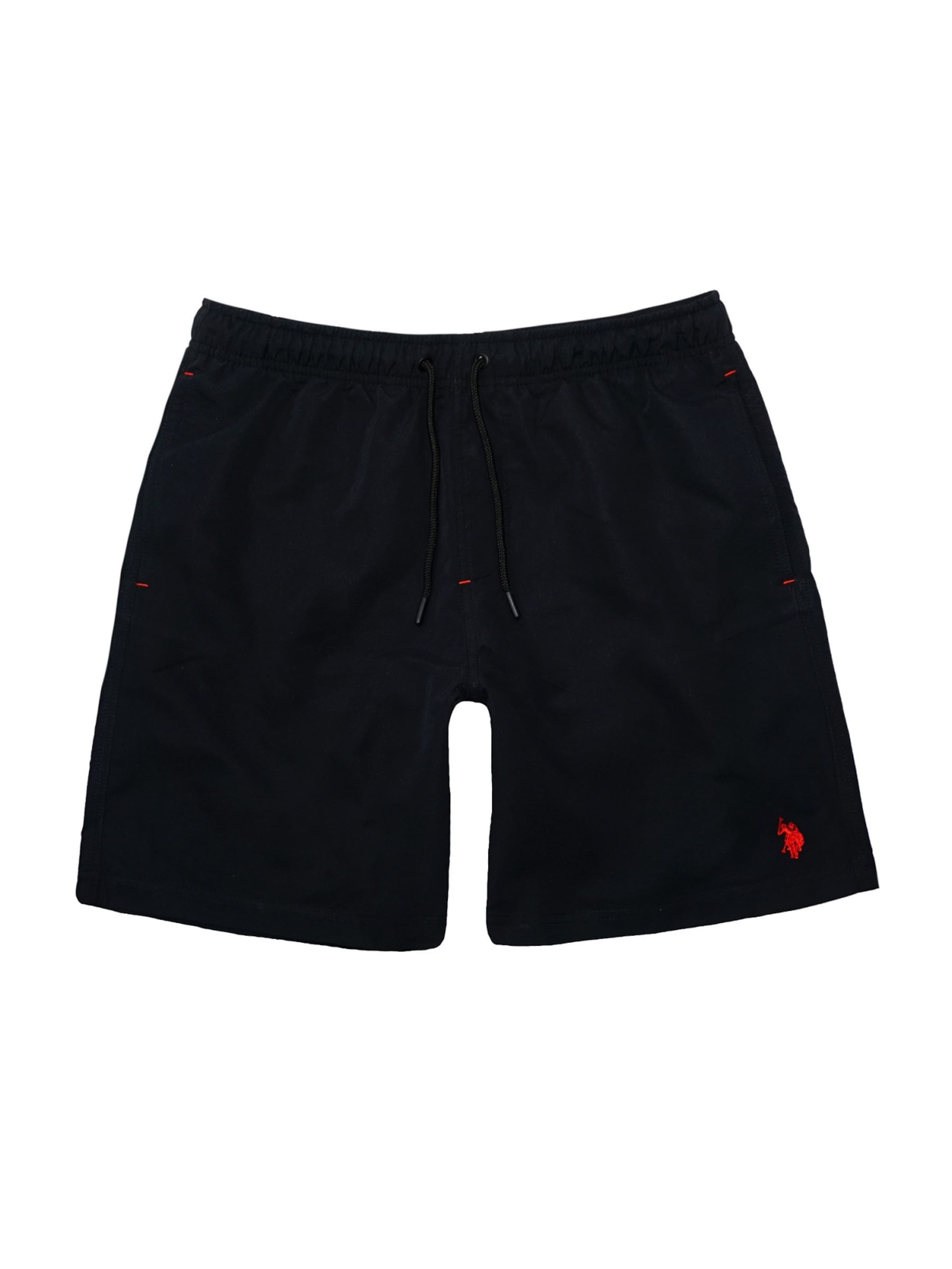 Pantaloncini da bagno 'Basic' di U.S. POLO ASSN. in nero: frontale