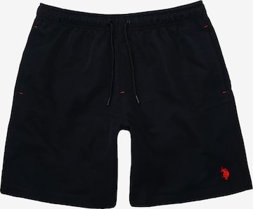 Pantaloncini da bagno 'Basic' di U.S. POLO ASSN. in nero: frontale