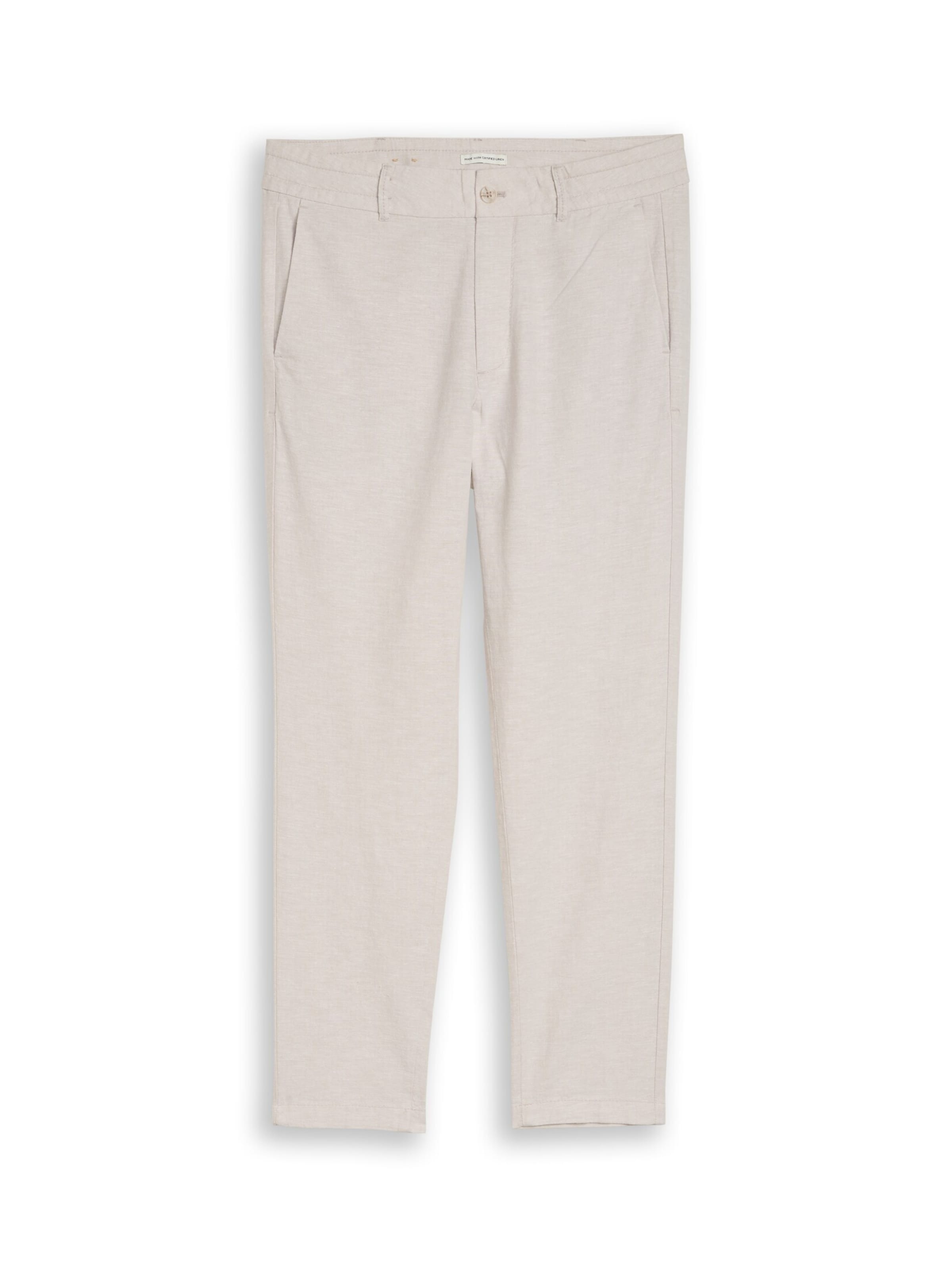TOM TAILOR DENIM Tapered Chino trousers in Grey: front