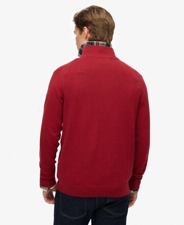 Pull-over 'Essentials' Superdry en rouge