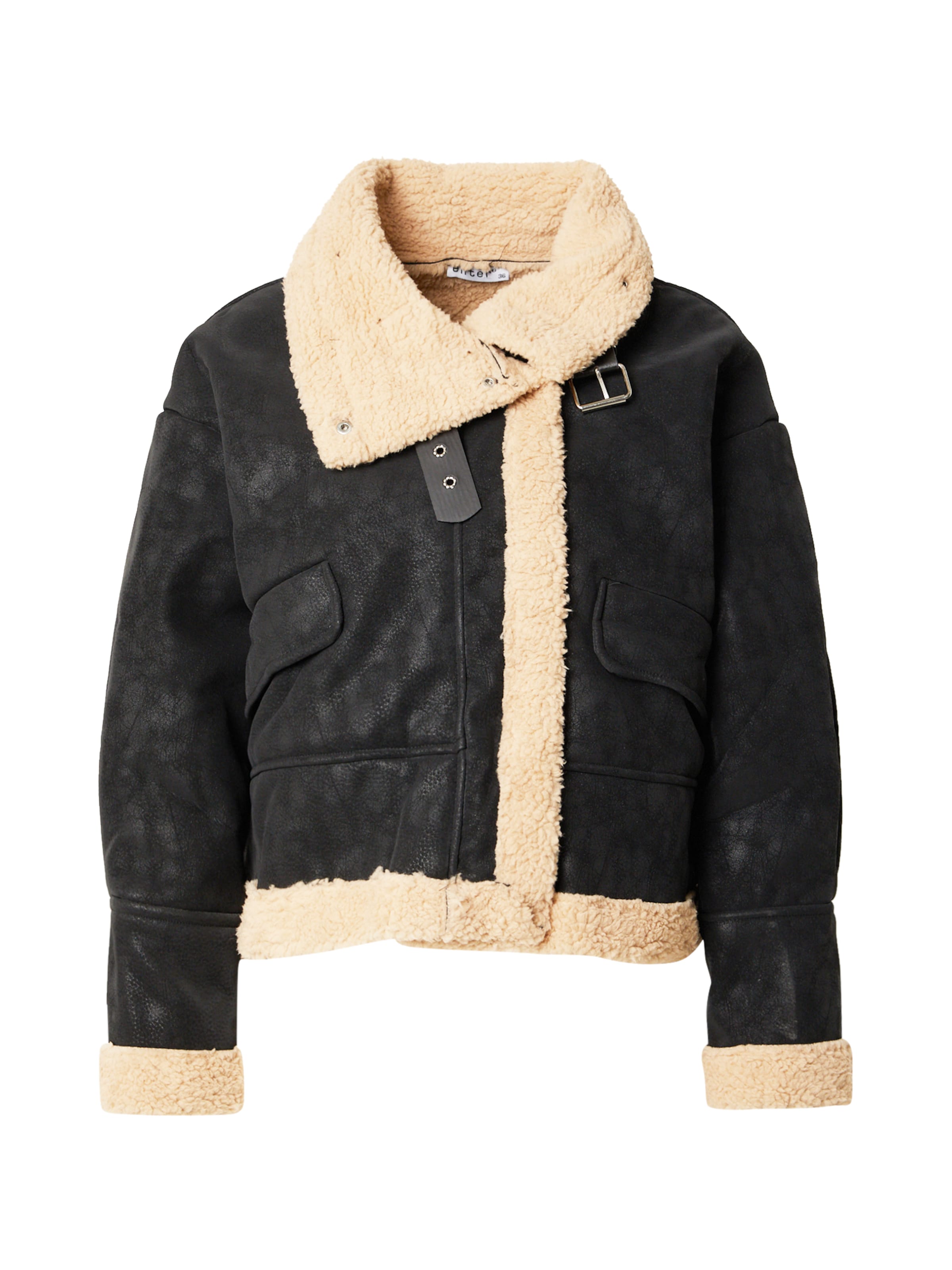 Bianco Lucci Χειμερινό μπουφάν σε μαύρο: μπροστά