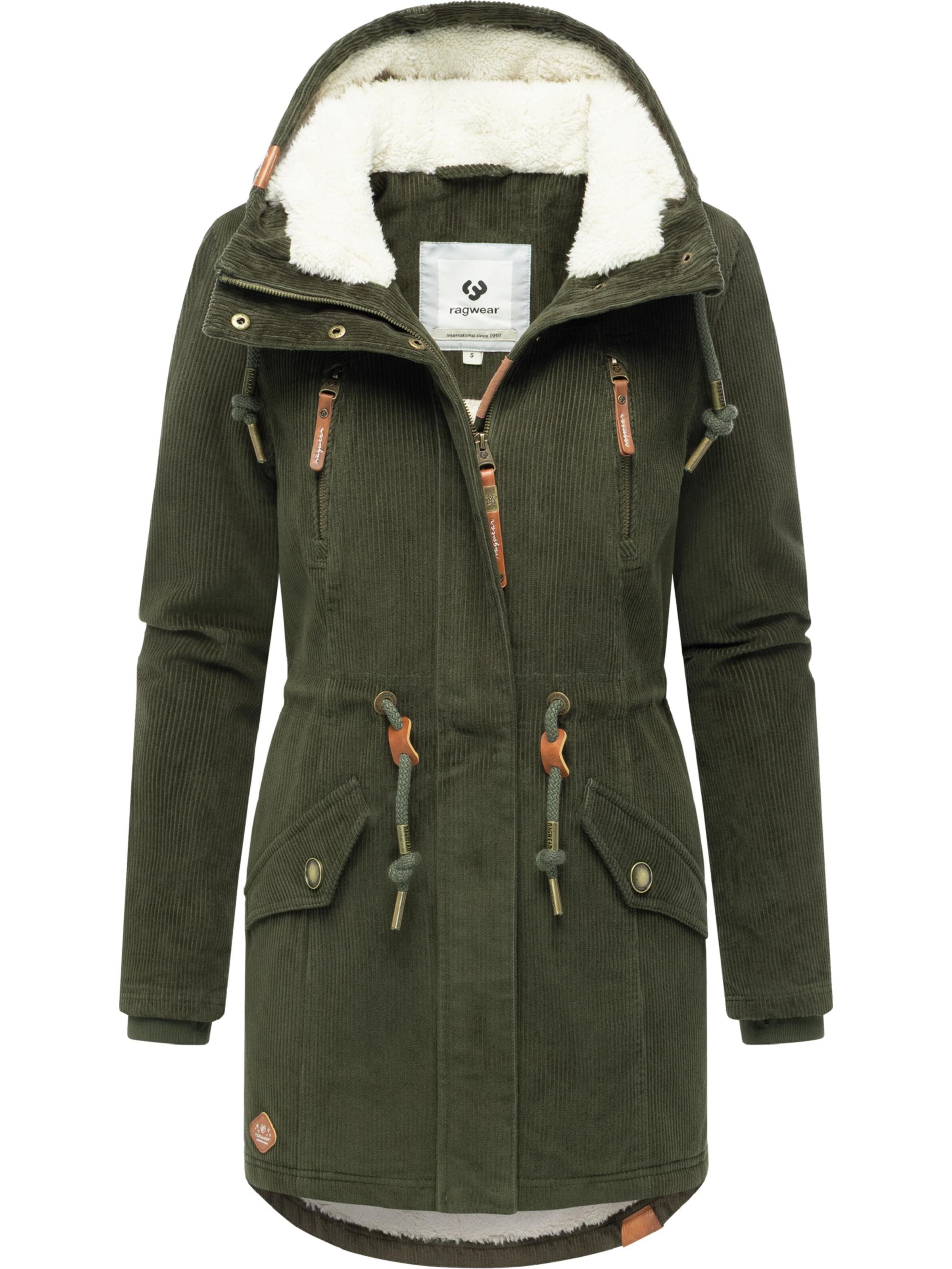 Ragwear Зимняя парка 'Ellsie Cordy' в Зеленый