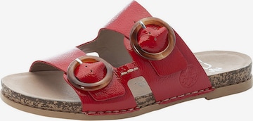 RIEKER Pantolette in Red: front
