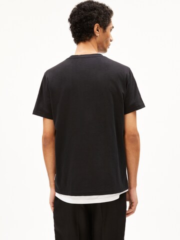 ARMEDANGELS Shirt 'JAAMEL STRUCTURE' in Black