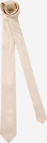 Cravatta di Calvin Klein in beige: frontale