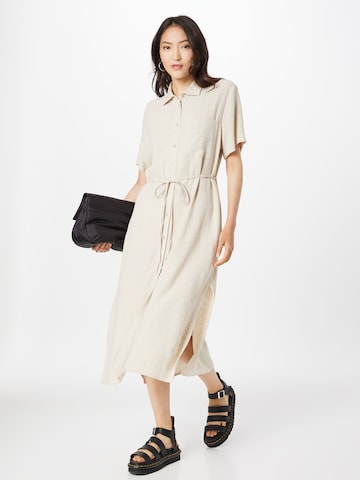 WEEKDAY Shirt dress 'Cori' in Beige