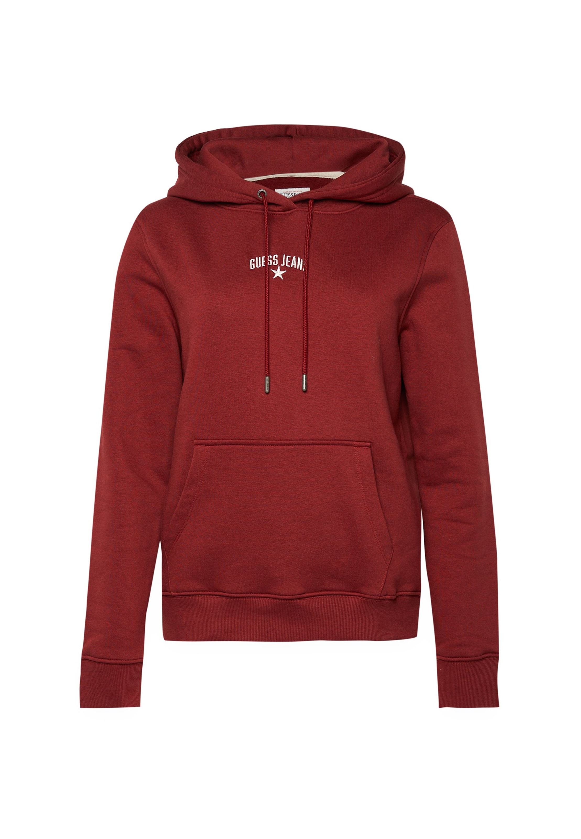 GUESS JEANS Sweatshirt i rød: forside