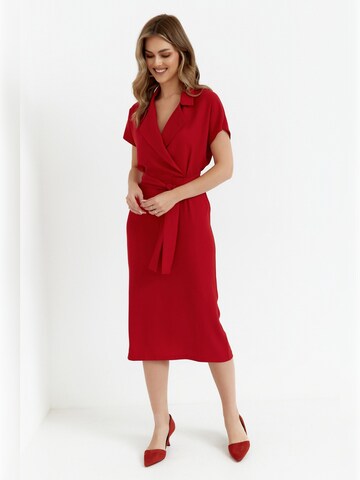 Stylove - Vestido camisero en rojo