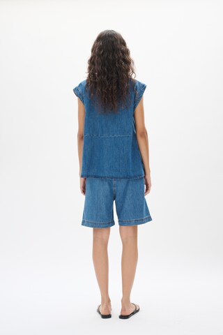 InWear Loosefit Broek 'Dacey' in Blauw