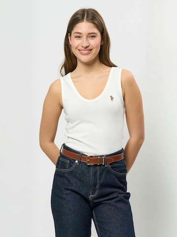 U.S. POLO ASSN. Top ' UWCasandra ' in Wit: voorkant