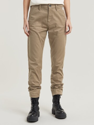 Regular Pantalon chino G-STAR en beige : devant