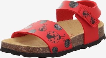 SUPERFIT - Sandalias en rojo: frente