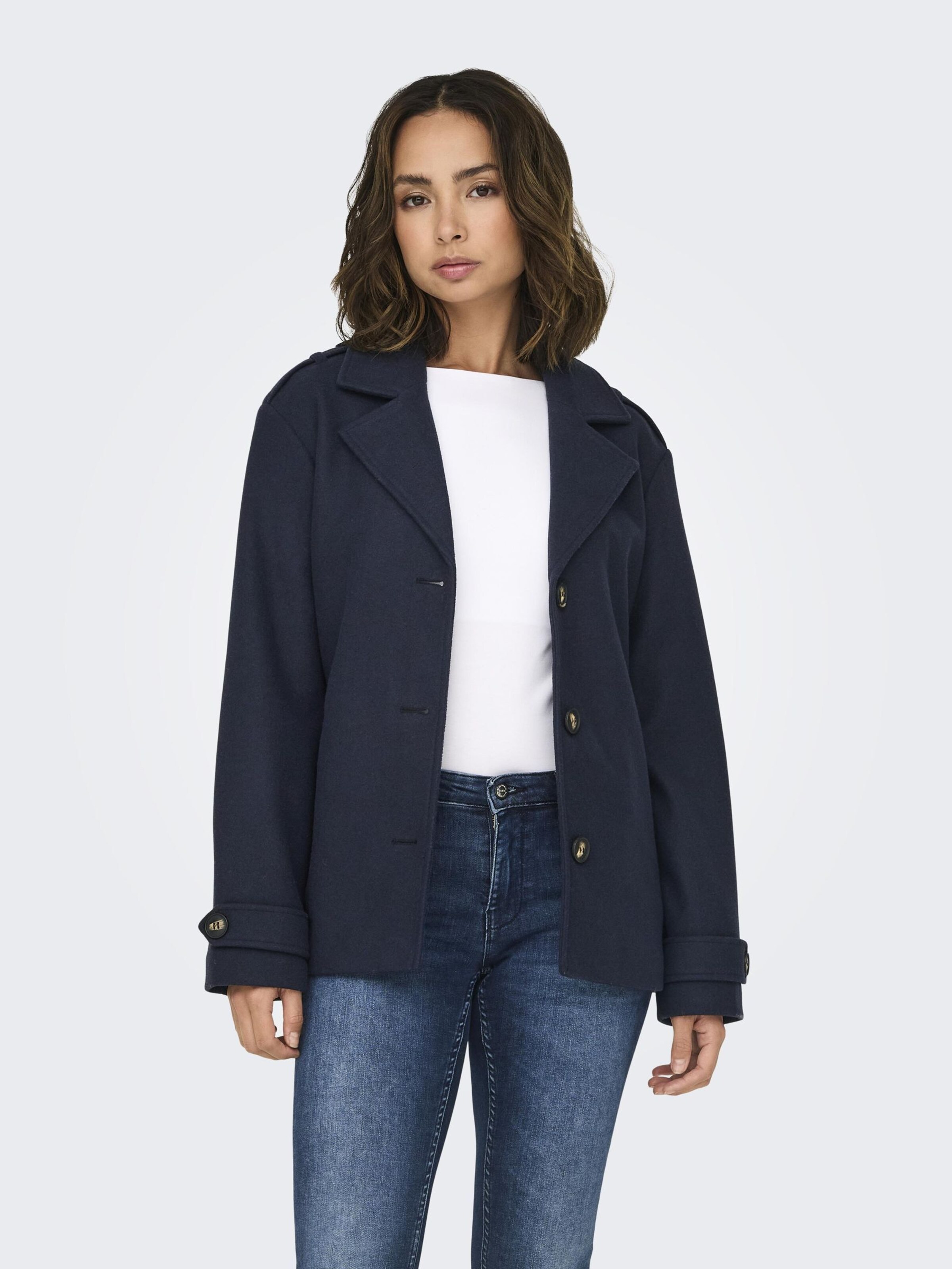 Manteau only bleu marine deals